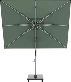 HYPERION 330 x 240 cm – luksusowy, huśtawkowy parasol ogrodowy z bocznym drążkiem : Kolor parasola - Aloes