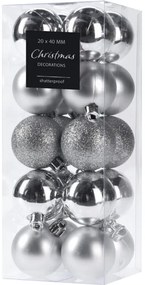Bombki choinkowe, Ø 4 cm, 20 sztuk
