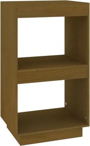 Minimalistyczny drewniany regał miodowy brąz G2-B10