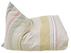 Kremowy dziecięcy worek do siedzenia Cleo Multi Stripe – Lorena Canals