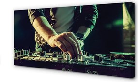 Obraz drukowany na płótnie Stanowisko Profesjonalnego DJ-a