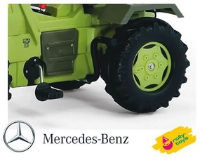 Rolly toys traktor na pedały z biegami mercedes benz łyżka 3-8 lat