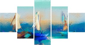 Obraz - Malarstwo krajobrazowe, malarstwo (125x70 cm)