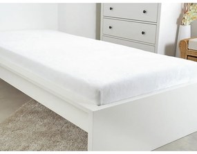 Białe prześcieradło z mikfroflaneli 90x200 cm Exclusive – B.E.S.