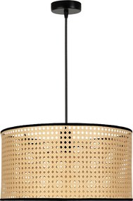 Rattanowy żyrandol do sypialni ROLLER