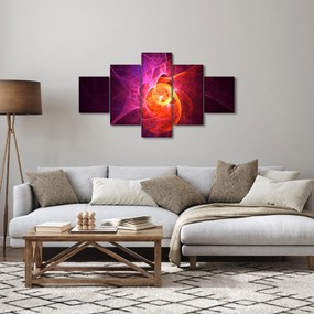 Nowoczesny abstrakcyjny obraz (125x70 cm)