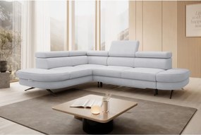 Narożnik OTIS L Lewostronny Regulowane Zagłówki wolnostojący tkanina AURORA 15 WERSAL