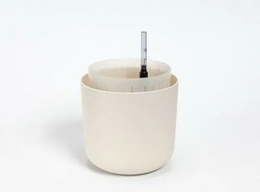 Plastia Doniczka samonawadniająca Tolita Air kremowy, śr. 19 cm, śred. 19 cm