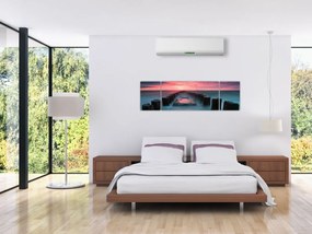 Obraz - Skały w morzu (170x50 cm)