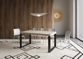 Stół rozkładany 160/264x90 cm Tecno Premium nogi kaszmirowe antracytowe