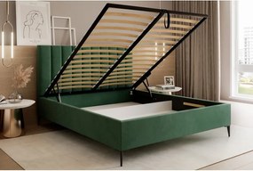 Łóżko Mona Slim III 160 Tkanina VELUTTO 10 stelaż drewniany