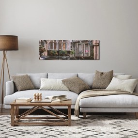 Obraz - Naleśnikarnia (z zegarem) (90x30 cm)