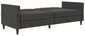 Szara rozkładana sofa 82 cm Hartford – Støraa