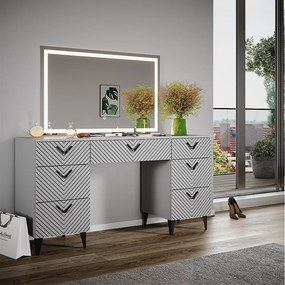 Stół toaletowy szary 150x45x78.1 anett