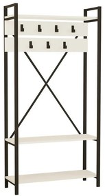 Wieszak z półką na buty Alfa White and Grey