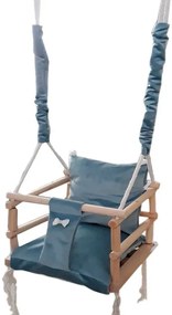Turkusowo-niebieska huśtawka dla chłopca E1-P38