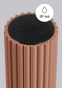 Jasnobrązowa lampa sufitowa ze szklanym kloszem ø 12 cm Orbital – Sollux