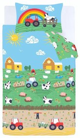 Pościel dziecięca dwuosobowa 200x200 cm Farmyard Animals – Catherine Lansfield