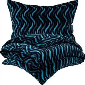 4Home Pościel Wave mikroflanela, 140 x 220 cm, 70 x 90 cm