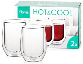 4Home Szklanka termiczna Classic Hot&Cool, 300 ml, 2 szt.