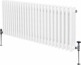 Tradycyjny grzejnik 3-kolumnowy - 600 x 1192 mm - biały