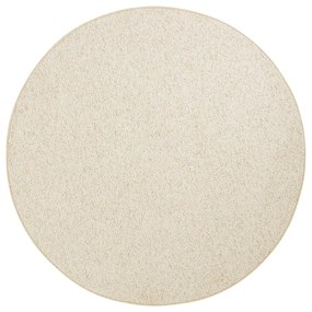 Kremowy okrągły dywan ø 133 cm Wolly – BT Carpet