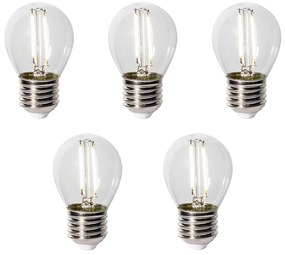 Zestaw 5 E27 LED lamp P45 Sensor LUX 3W 250 lm 3000K