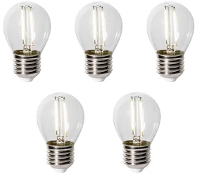 Zestaw 5 E27 LED lamp P45 Sensor LUX 3W 250 lm 3000K