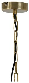 Lampa wisząca w kolorze złota z metalowym kloszem ø 45 cm Sinula – Light &amp; Living