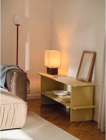 Żółty metalowy regał 160x57x37 cm Hes – noo.ma