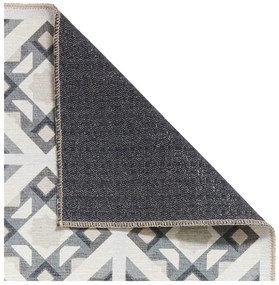 Szary chodnik odpowiedni do prania 76x230 cm Victoria Beige – Think Rugs