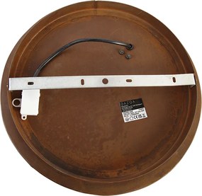 Industrialna lampa sufitowa rdzawo-brązowa 35 cm - Barril