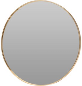 Lustro ścienne Golden, 40 cm, metalowa rama