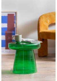 Szklany okrągły stolik ø 41 cm Simpleza – Leitmotiv