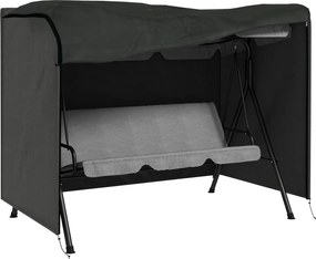 Outsunny Pokrowiec na Huśtawkę Ogrodową, Odporny na Warunki Pogodowe, 205 x 124 x 164 cm, Ciemnoszary