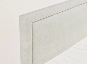 Kremowe łóżko kontynentalne ze schowkiem 160x200 cm Fresco – Maison de Rêve