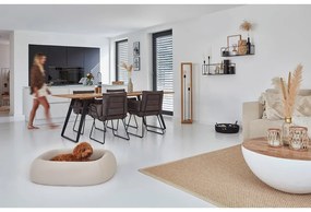 Jasnobrązowe legowisko dla psów 76x93 cm Barca Taupe S/M – MiaCara