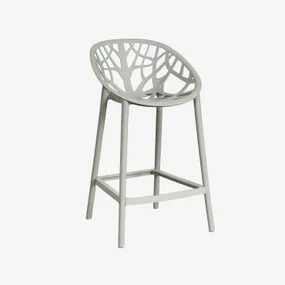 Zestaw 2 Wysokich Taboretów Ogrodowych Ores Awokado & ↑65 Cm - Sklum