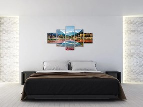 Obraz - Jezioro Jasna, Gozd Martuljek, Alpy Julijskie, Słowenia (125x70 cm)