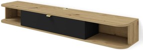 Szafka wisząca rtv dąb artisan czarny + S9-P26