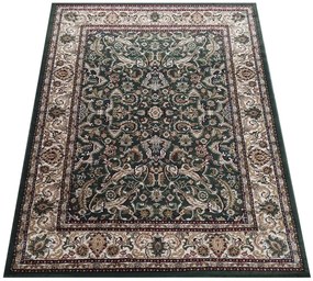 Zielony stylowy dywan w stylu rustykalnym S1-H95