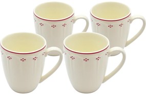 Mäser Zestaw kubków do kawy Lova Red 390 ml, 4szt.