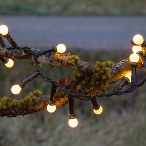 Lampki 300 kulek LED w ciepłym kolorze