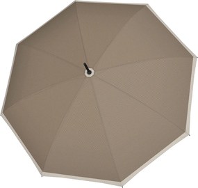 Doppler Fiber Flex Automatic Long Chevron Sand - damski długi parasol automatyczny
