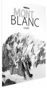 Plakat Mont Blanc 40x60 cm bez ramy bez marginesu ARTGEIST B