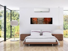 Obraz - Słonie z Tsavo (170x50 cm)