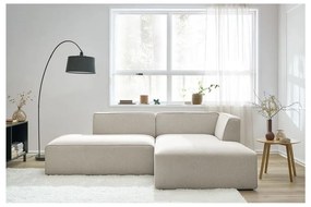Beżowy narożnik modułowy (prawostronny/w kształcie litery L) Megeve – Bobochic Paris