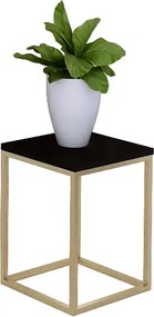 Minimalistyczny kwietnik złoty + czarny N4-M90