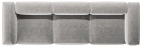 Jasnoszara sofa 364 cm Bergano – Cosmopolitan Design