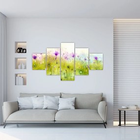 Obraz - Kwiaty polne (125x70 cm)
